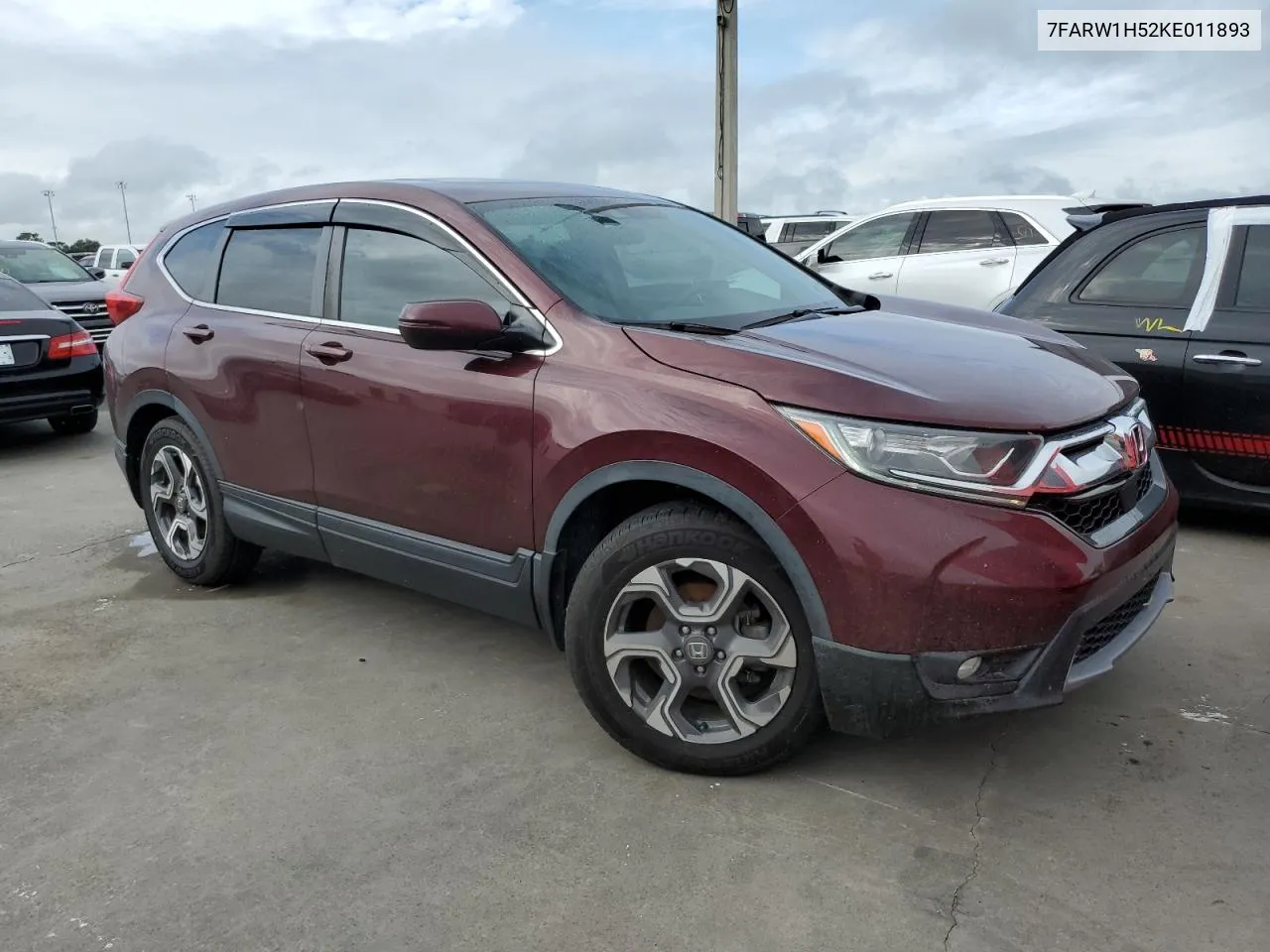 2019 Honda Cr-V Ex VIN: 7FARW1H52KE011893 Lot: 75099044