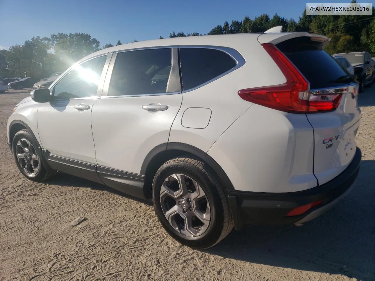 2019 Honda Cr-V Exl VIN: 7FARW2H8XKE005016 Lot: 75115744