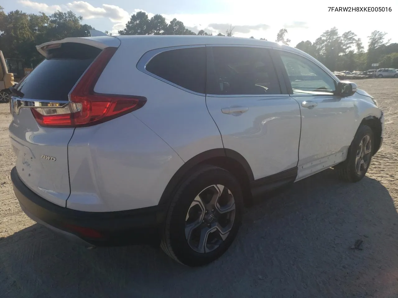 2019 Honda Cr-V Exl VIN: 7FARW2H8XKE005016 Lot: 75115744