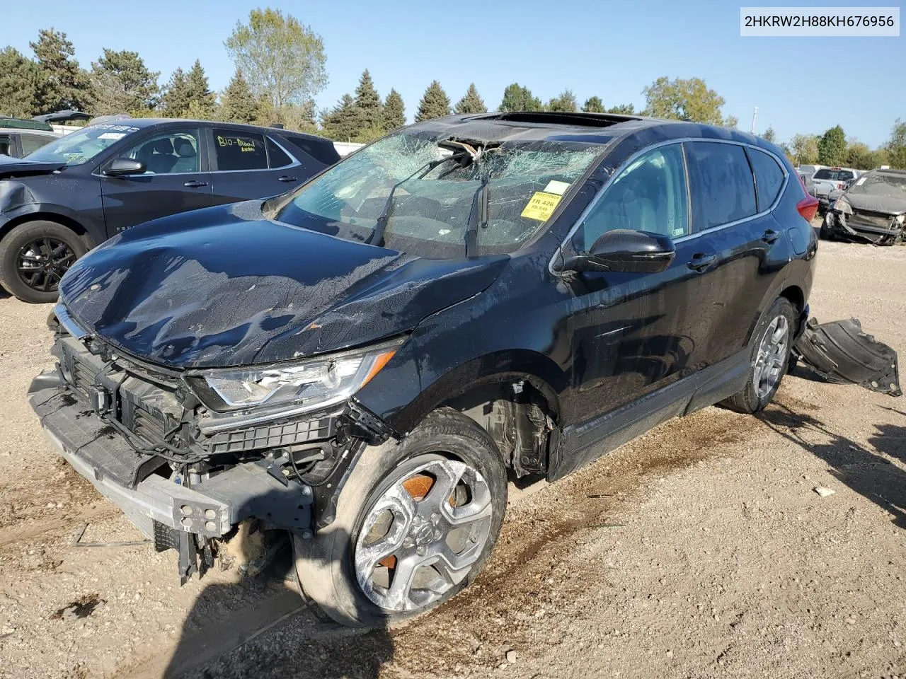 2019 Honda Cr-V Exl VIN: 2HKRW2H88KH676956 Lot: 75173084