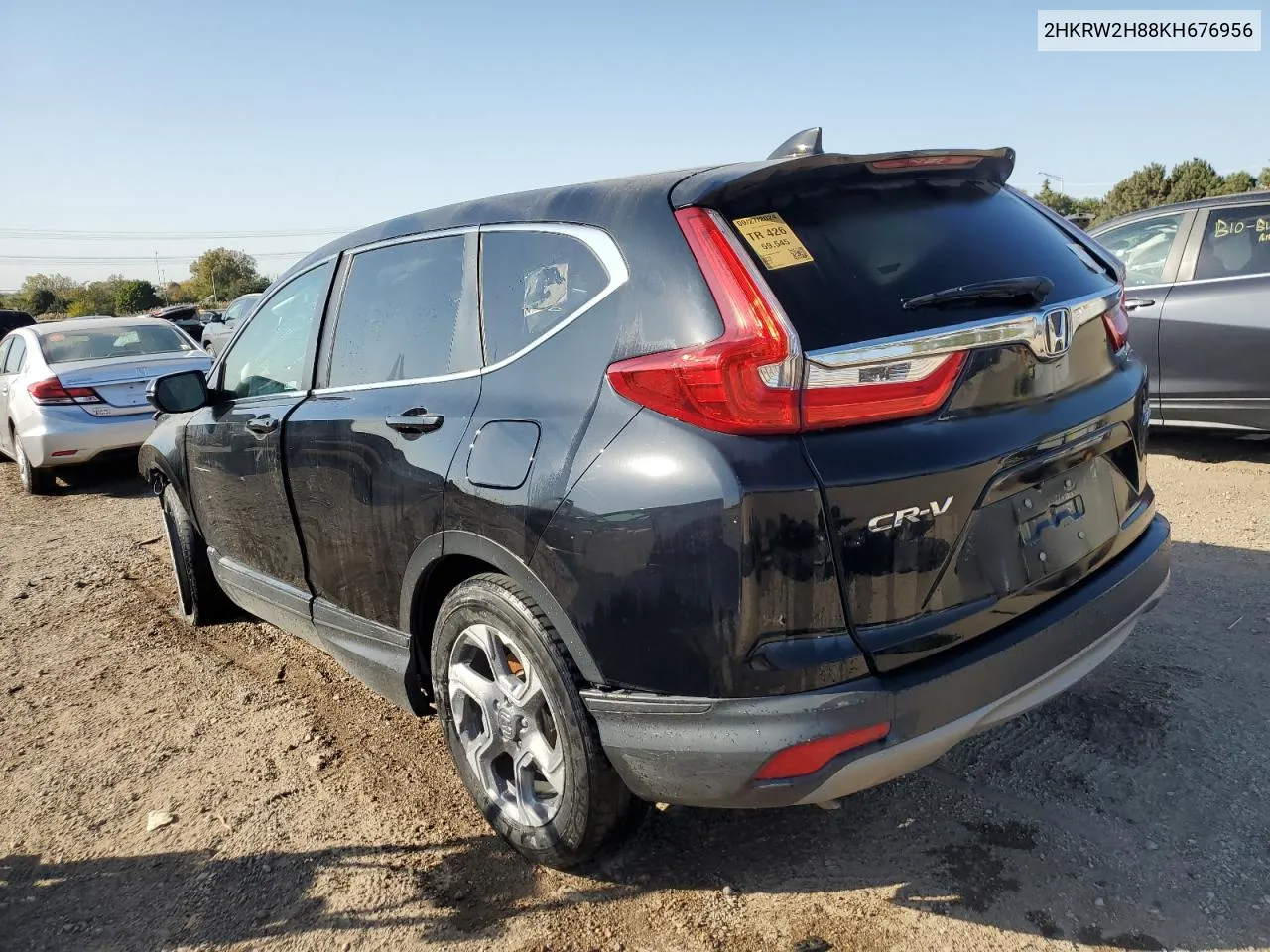 2019 Honda Cr-V Exl VIN: 2HKRW2H88KH676956 Lot: 75173084