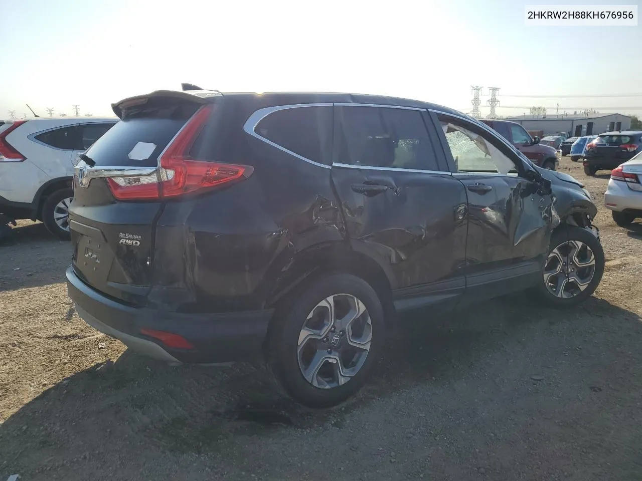 2019 Honda Cr-V Exl VIN: 2HKRW2H88KH676956 Lot: 75173084