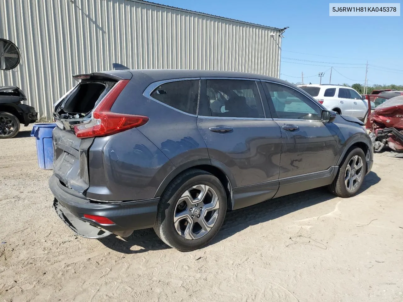 2019 Honda Cr-V Exl VIN: 5J6RW1H81KA045378 Lot: 75244584