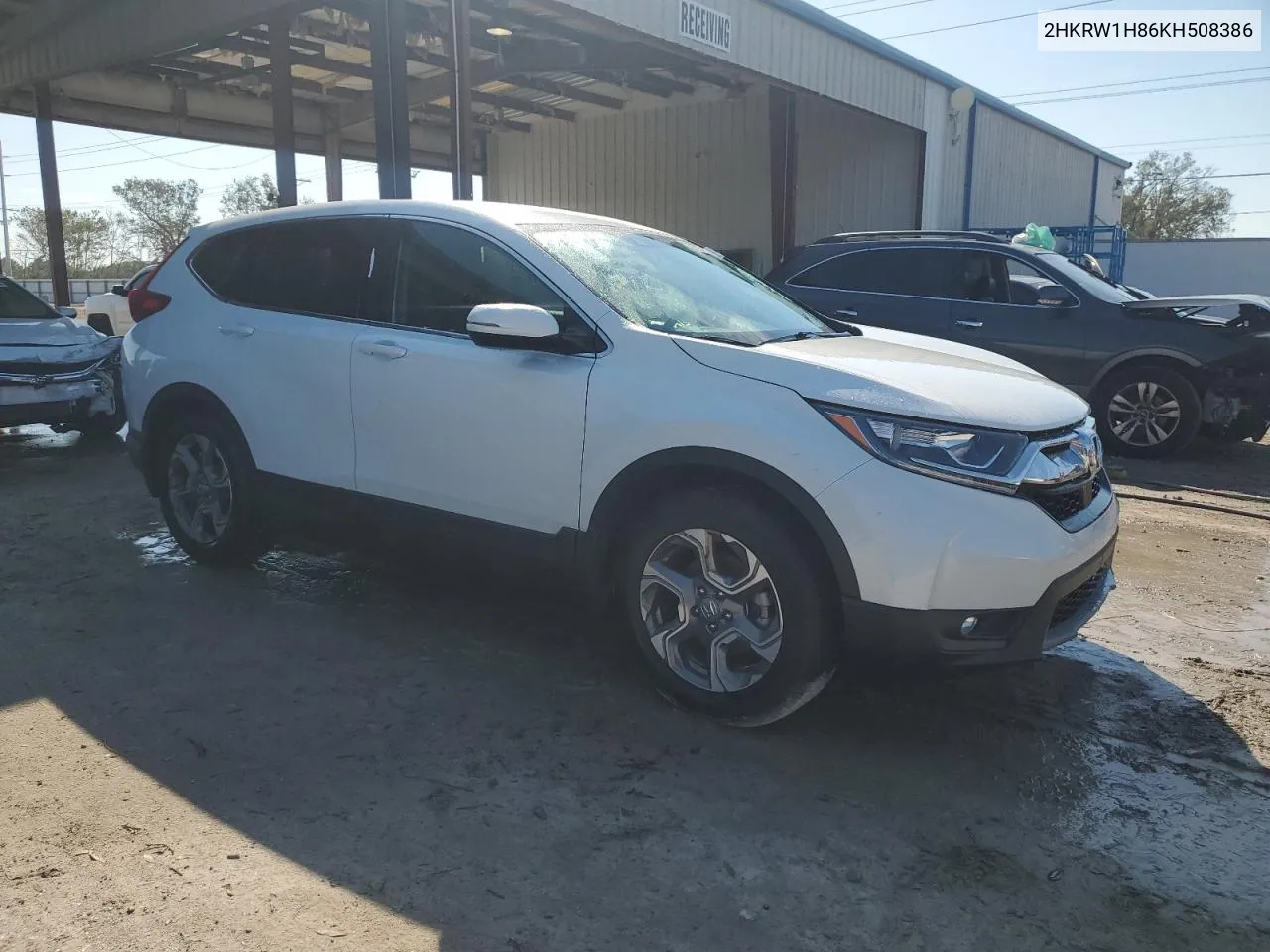 2019 Honda Cr-V Exl VIN: 2HKRW1H86KH508386 Lot: 75287724