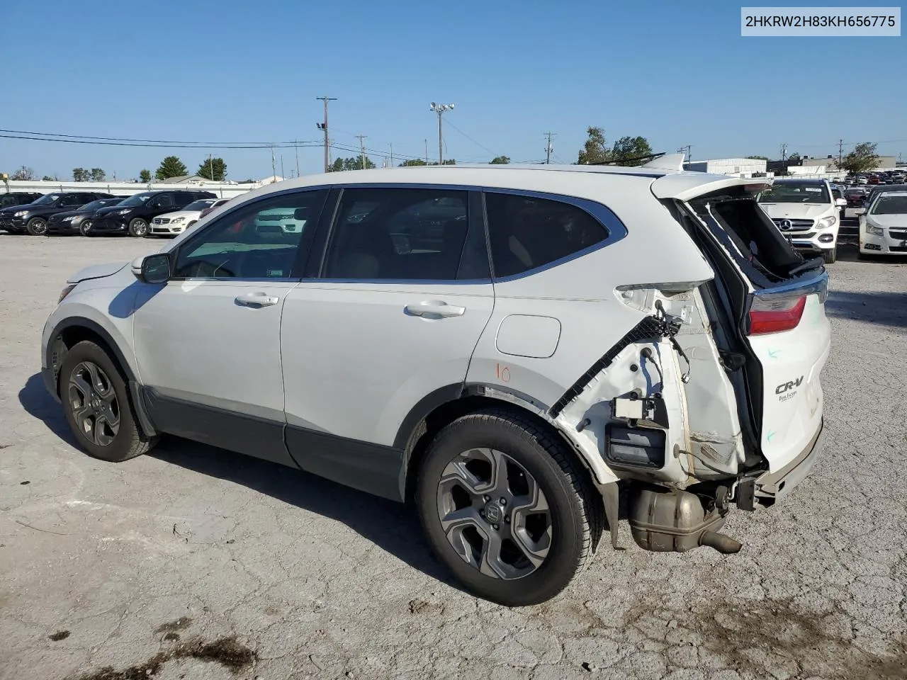 2019 Honda Cr-V Exl VIN: 2HKRW2H83KH656775 Lot: 75316164