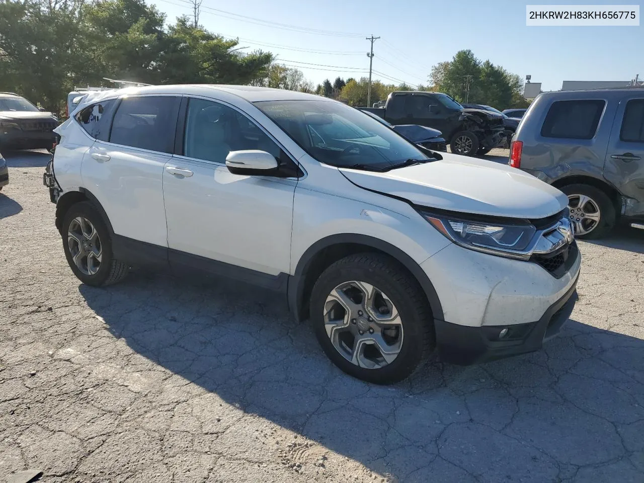 2019 Honda Cr-V Exl VIN: 2HKRW2H83KH656775 Lot: 75316164