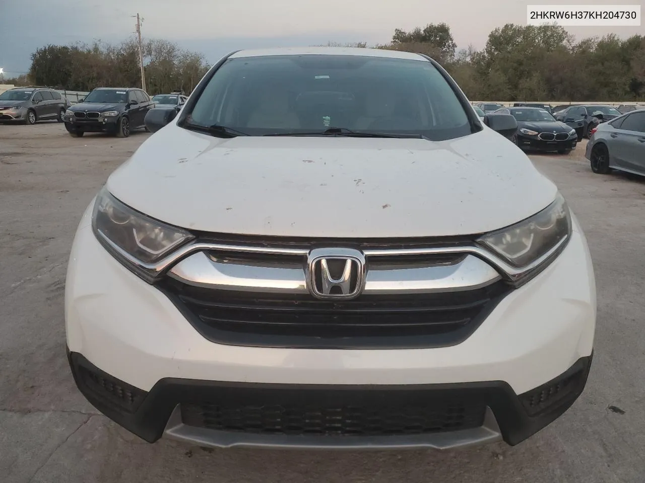 2019 Honda Cr-V Lx VIN: 2HKRW6H37KH204730 Lot: 75318124