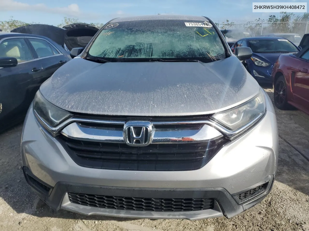 2HKRW5H39KH408472 2019 Honda Cr-V Lx