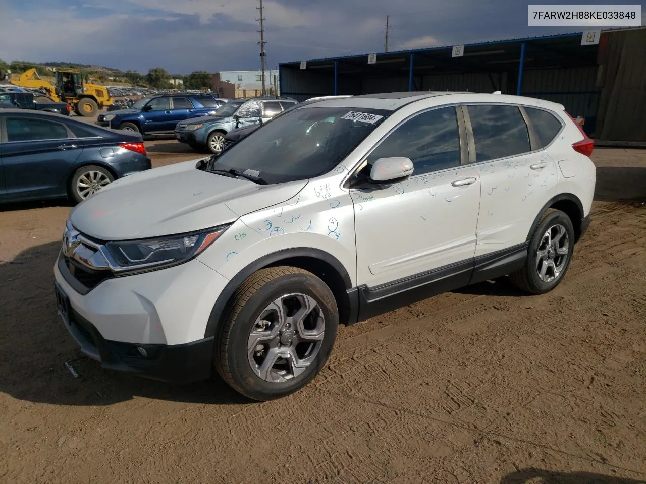 2019 Honda Cr-V Exl VIN: 7FARW2H88KE033848 Lot: 75411604