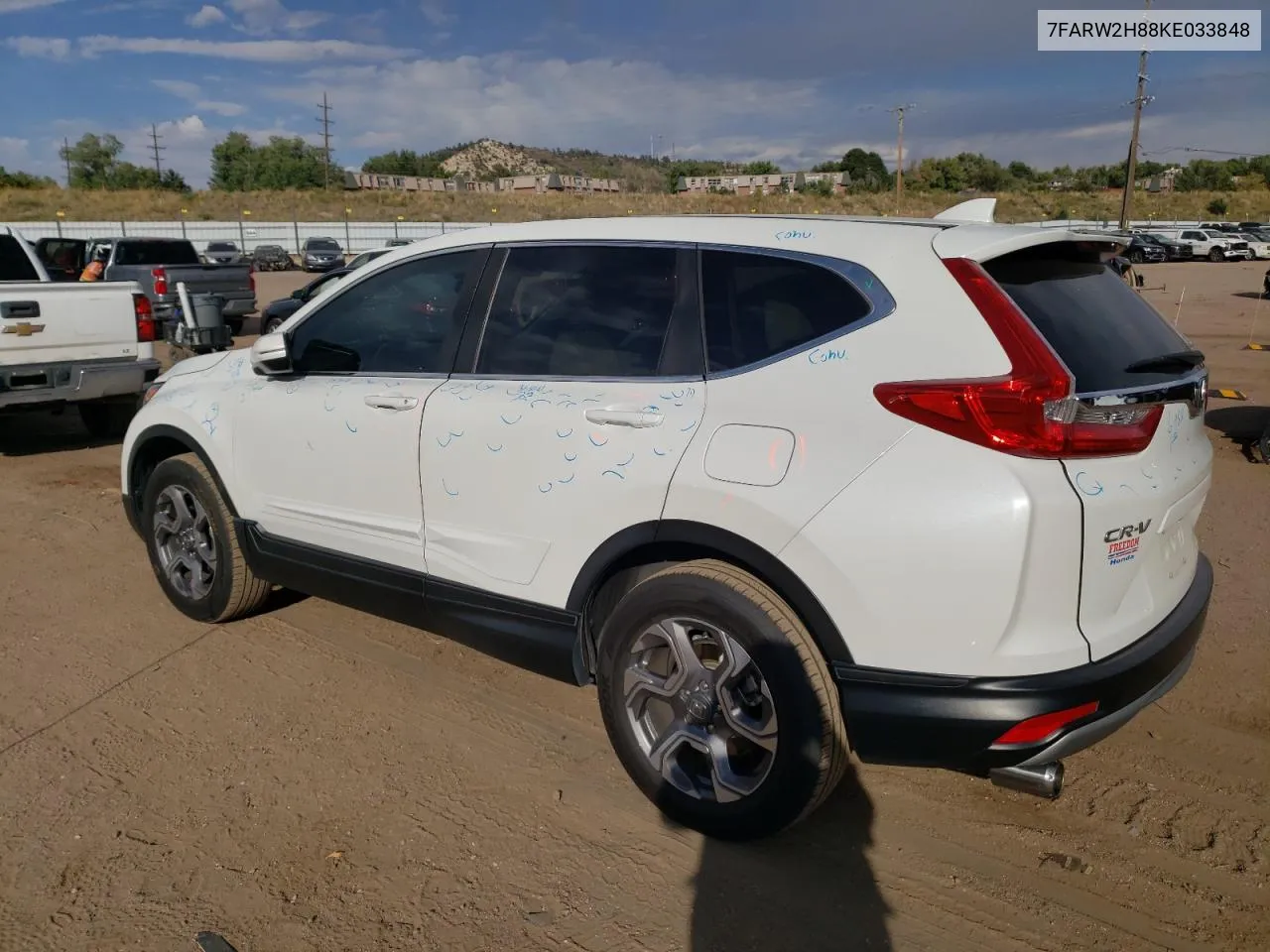 2019 Honda Cr-V Exl VIN: 7FARW2H88KE033848 Lot: 75411604