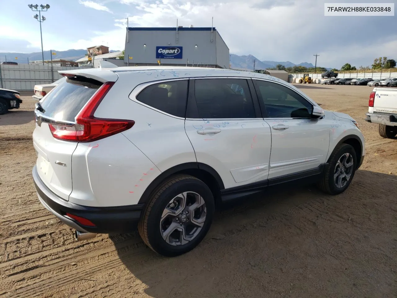 2019 Honda Cr-V Exl VIN: 7FARW2H88KE033848 Lot: 75411604