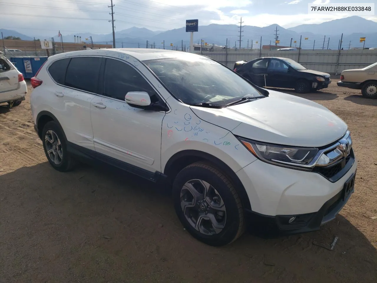 2019 Honda Cr-V Exl VIN: 7FARW2H88KE033848 Lot: 75411604