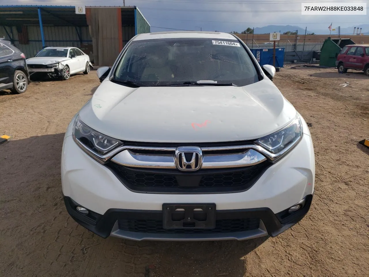 2019 Honda Cr-V Exl VIN: 7FARW2H88KE033848 Lot: 75411604