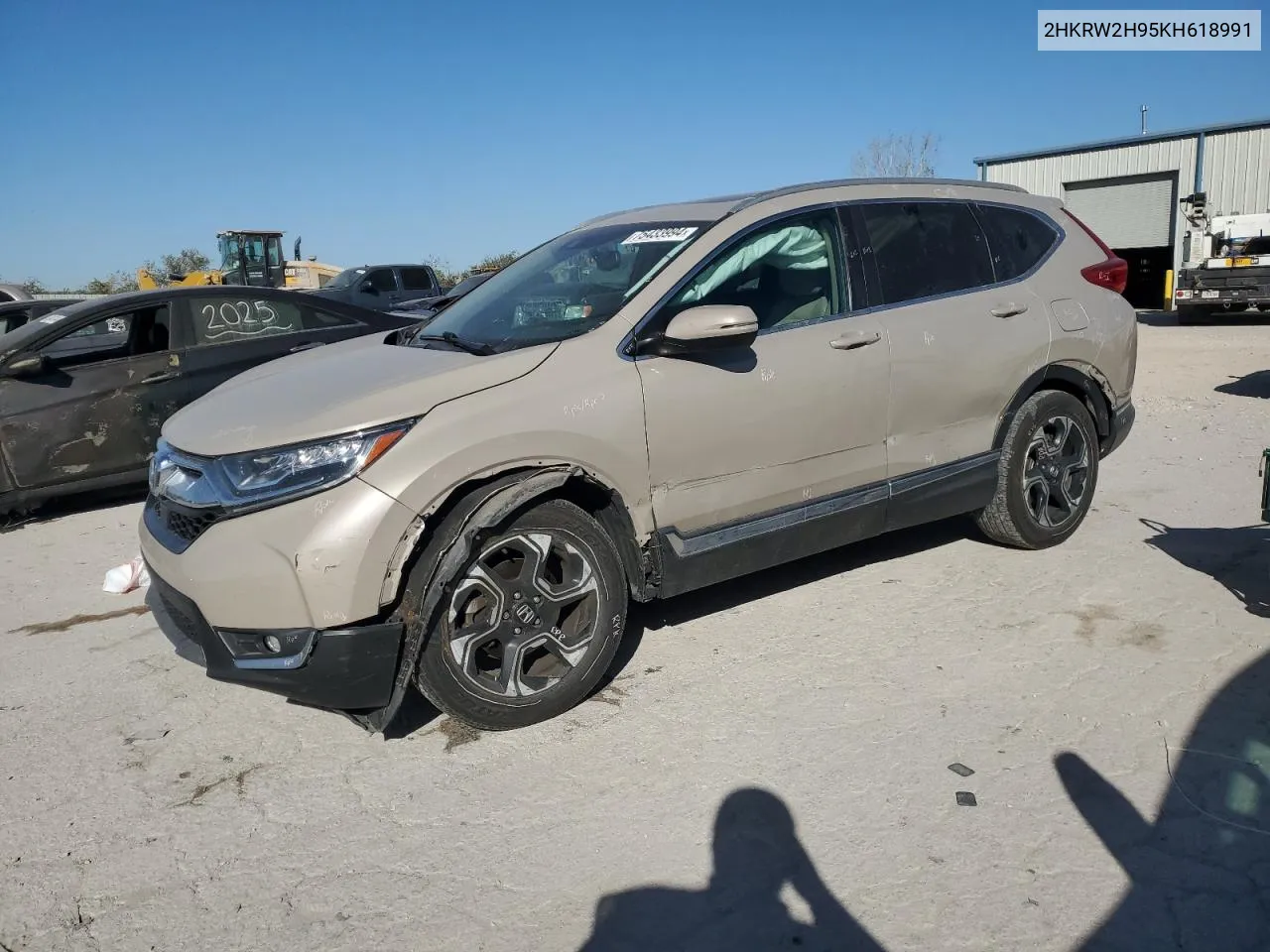 2019 Honda Cr-V Touring VIN: 2HKRW2H95KH618991 Lot: 75433994