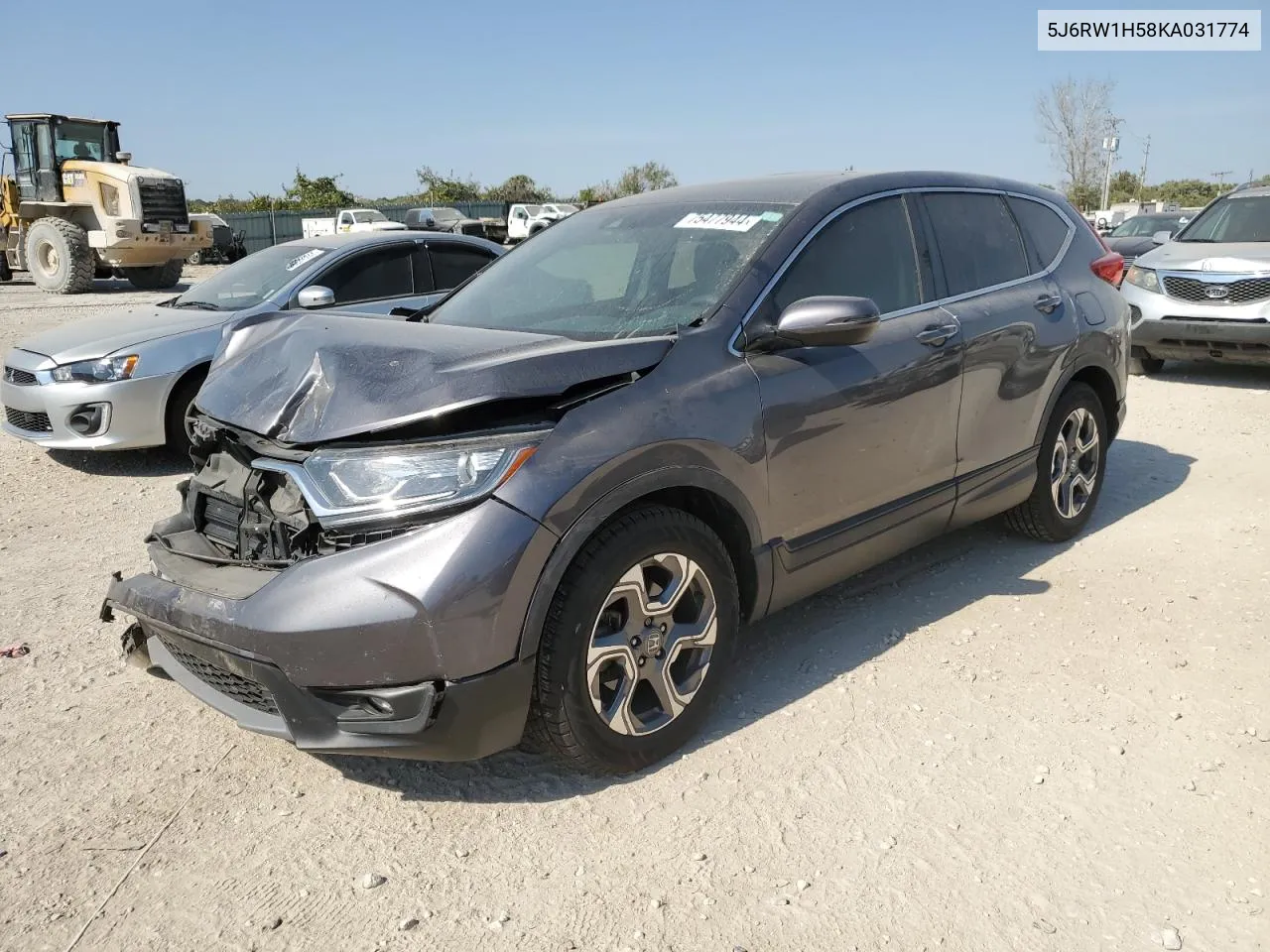 2019 Honda Cr-V Ex VIN: 5J6RW1H58KA031774 Lot: 75477944