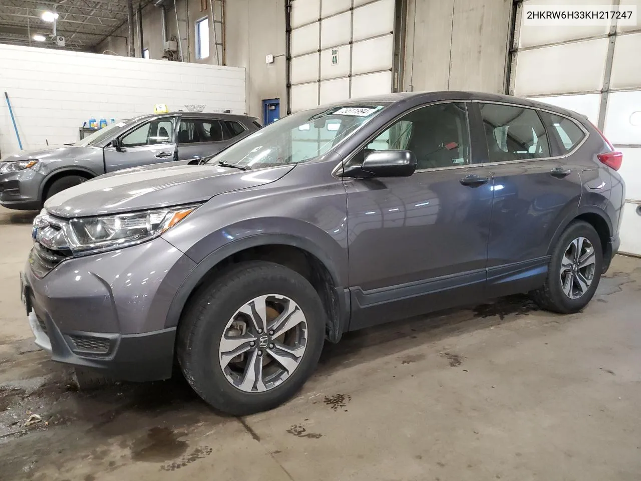 2019 Honda Cr-V Lx VIN: 2HKRW6H33KH217247 Lot: 75511994