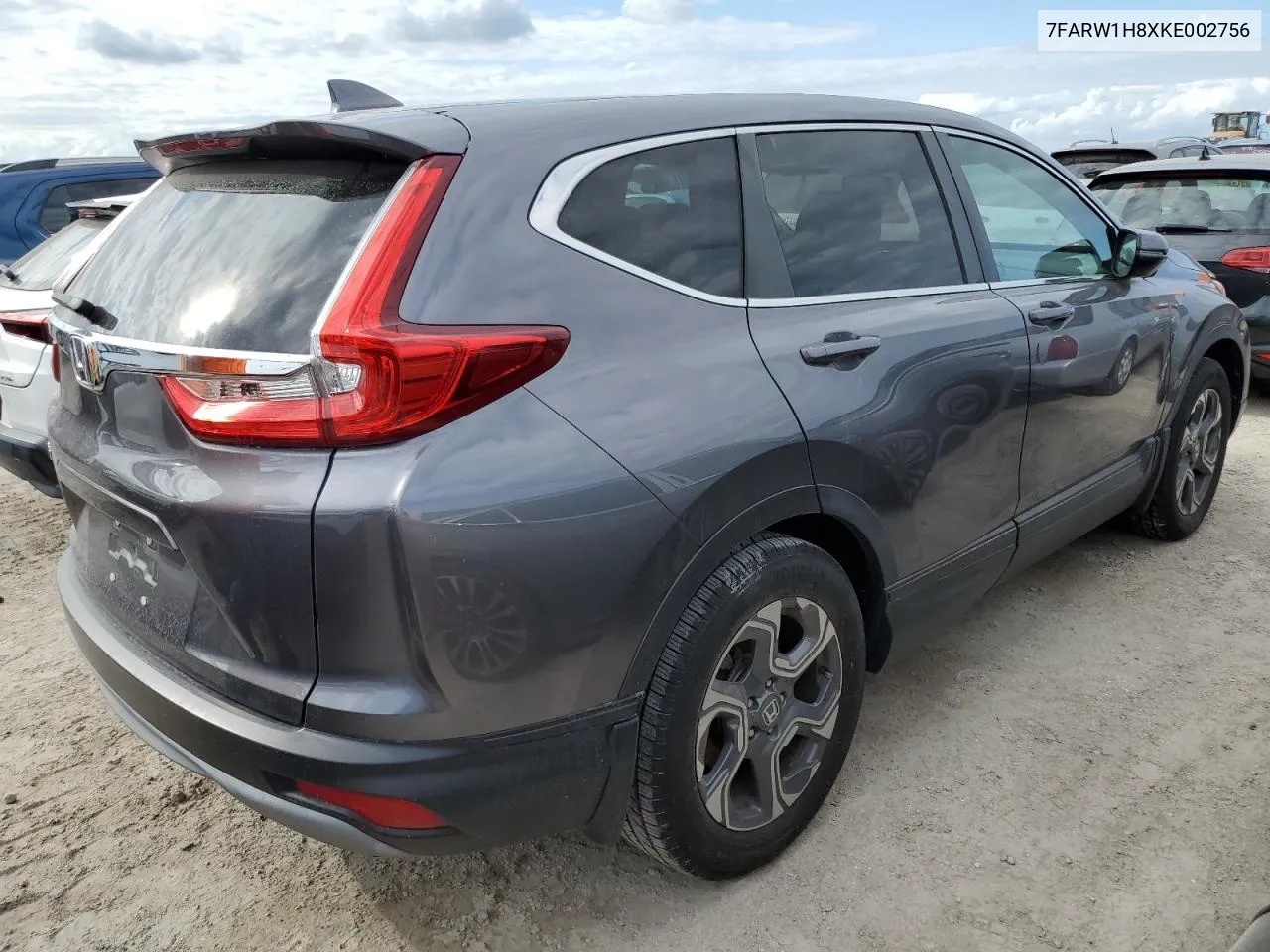 2019 Honda Cr-V Exl VIN: 7FARW1H8XKE002756 Lot: 75522434