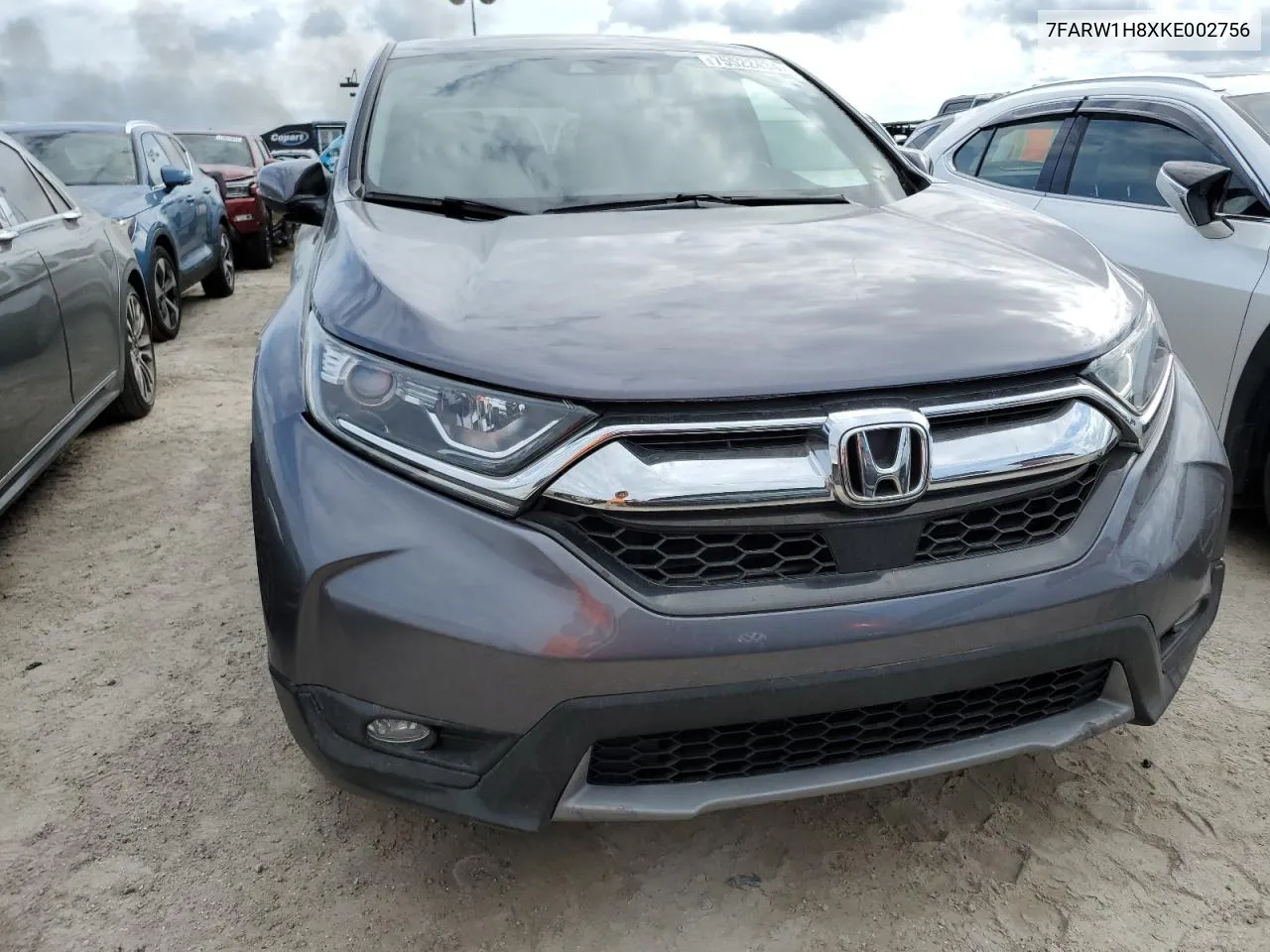 2019 Honda Cr-V Exl VIN: 7FARW1H8XKE002756 Lot: 75522434