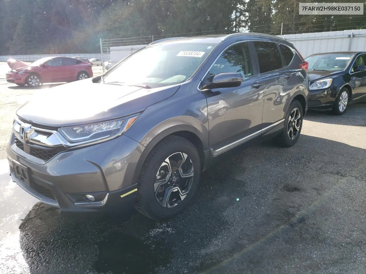 2019 Honda Cr-V Touring VIN: 7FARW2H98KE037150 Lot: 75538234