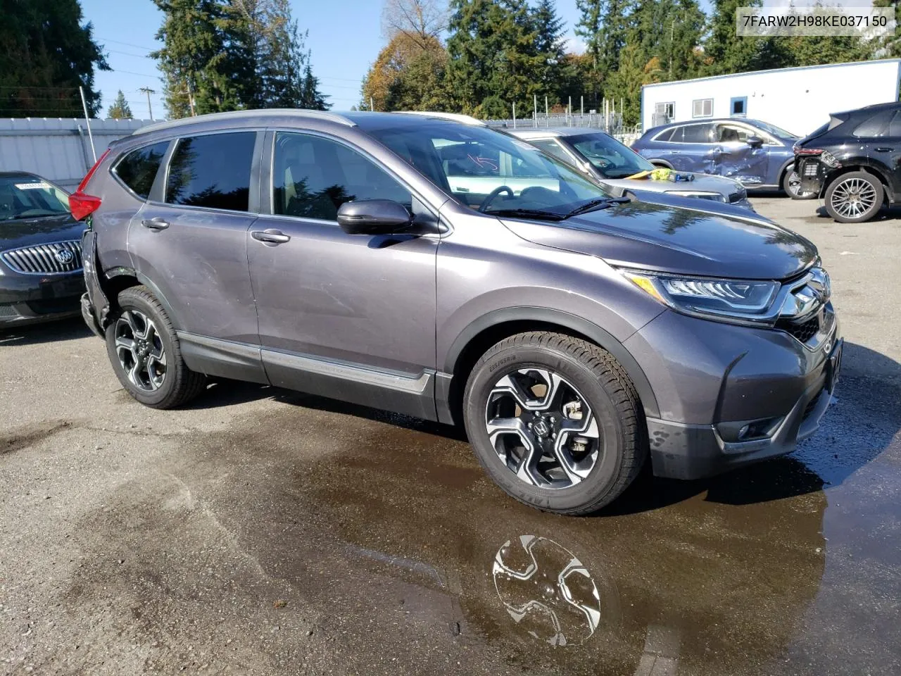 2019 Honda Cr-V Touring VIN: 7FARW2H98KE037150 Lot: 75538234