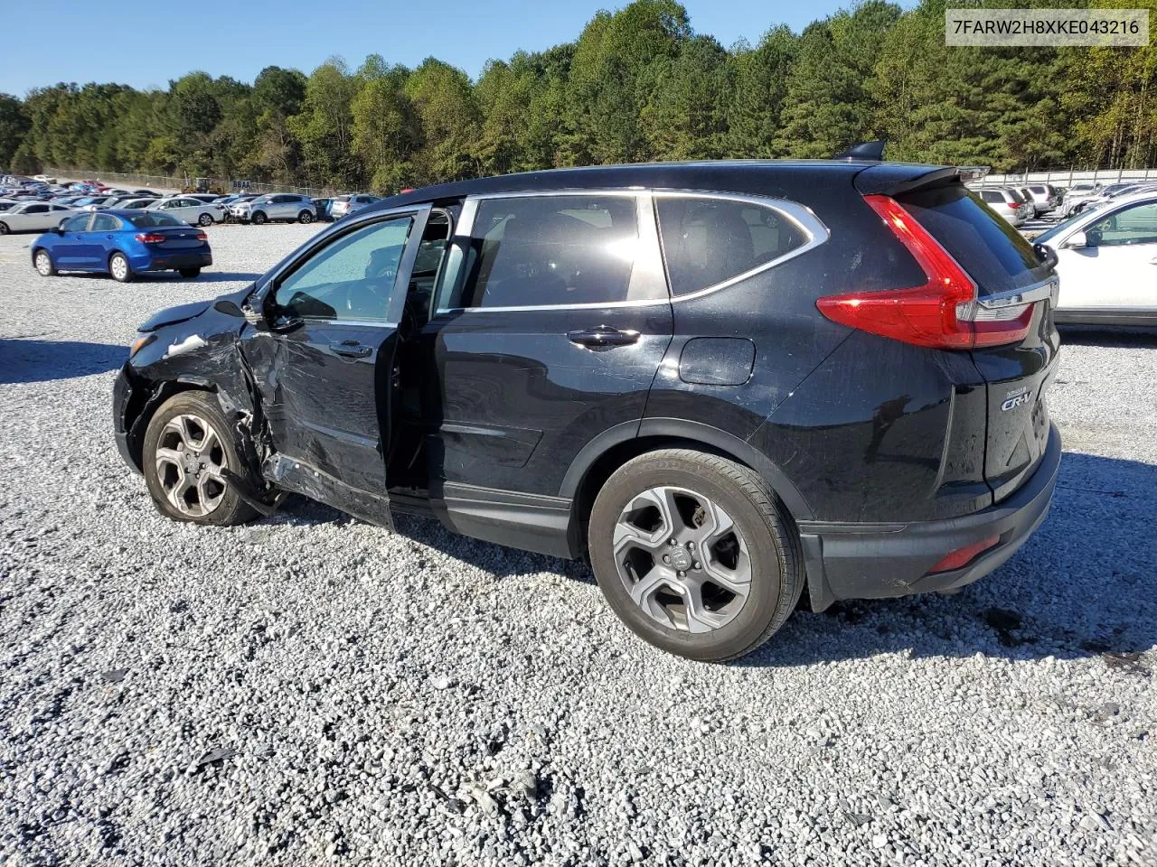 2019 Honda Cr-V Exl VIN: 7FARW2H8XKE043216 Lot: 75775354