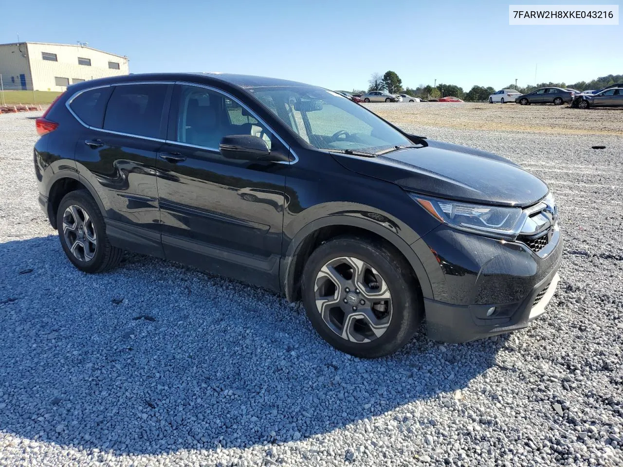 2019 Honda Cr-V Exl VIN: 7FARW2H8XKE043216 Lot: 75775354