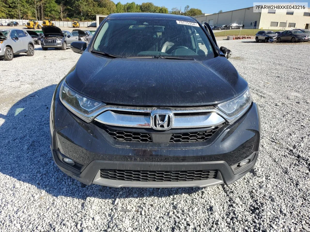 2019 Honda Cr-V Exl VIN: 7FARW2H8XKE043216 Lot: 75775354