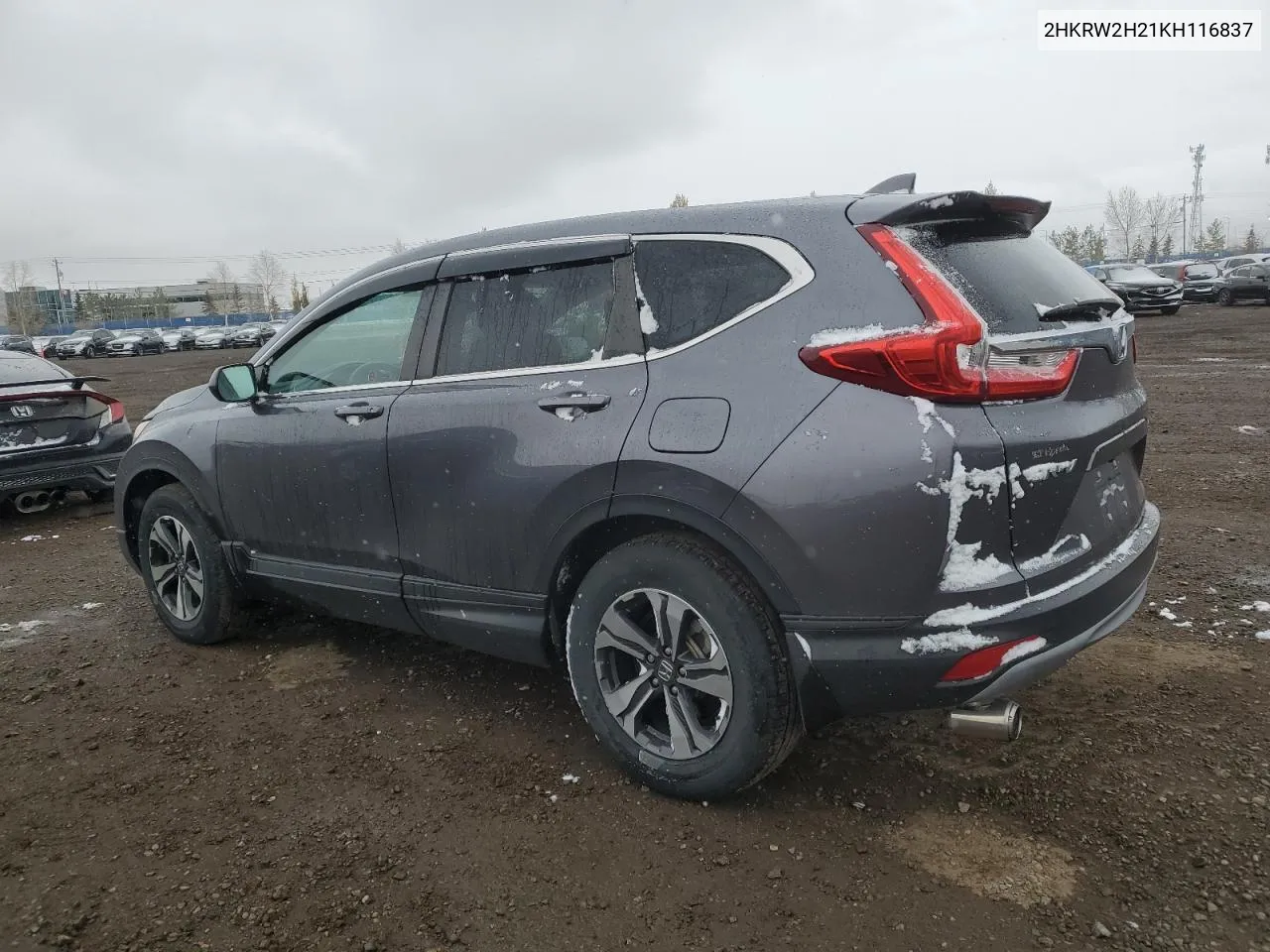 2019 Honda Cr-V Lx VIN: 2HKRW2H21KH116837 Lot: 75793424