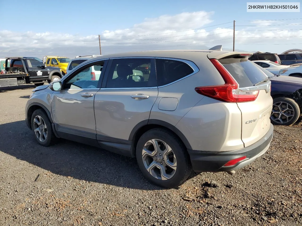 2019 Honda Cr-V Exl VIN: 2HKRW1H82KH501046 Lot: 75946244