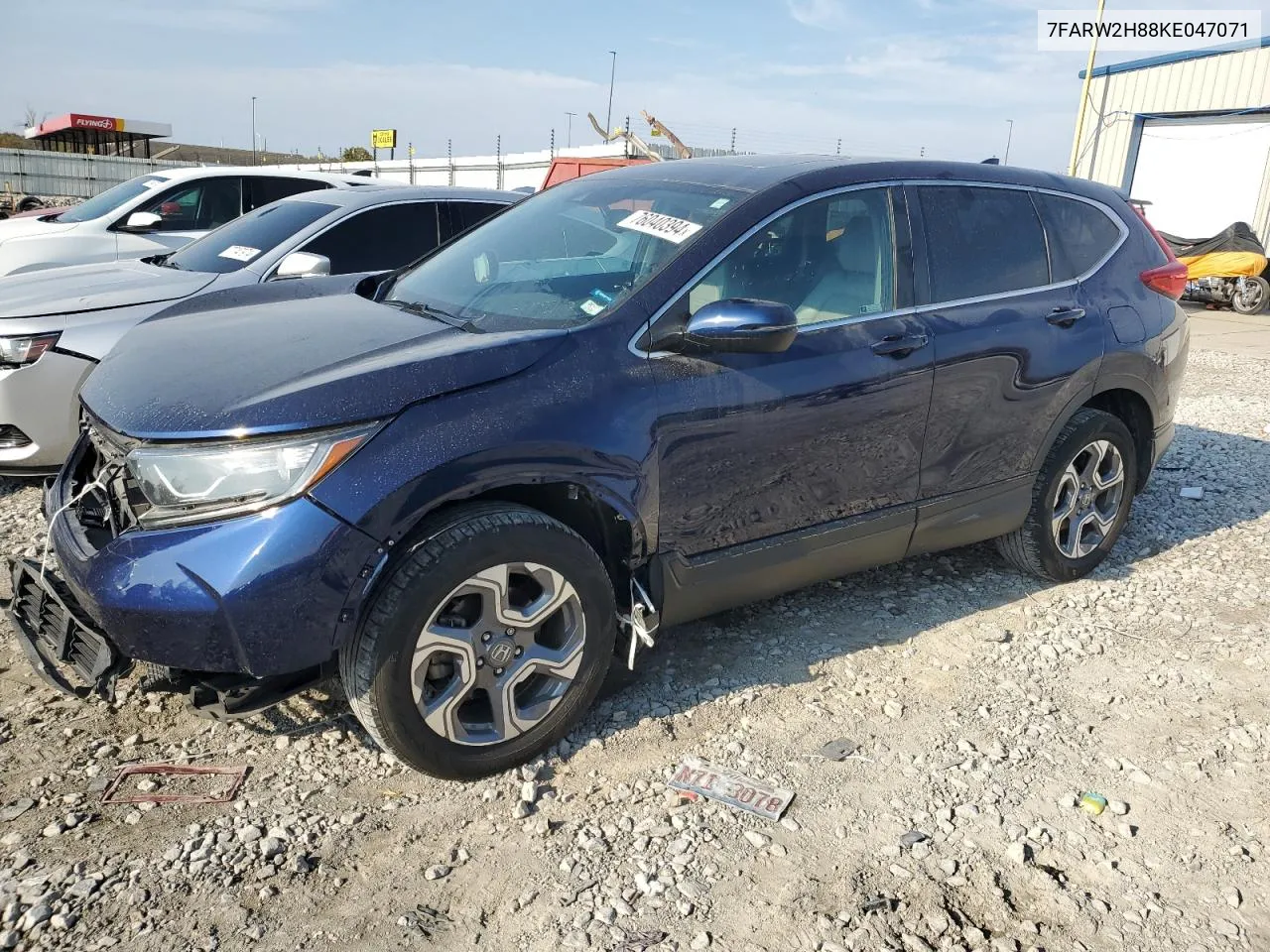 2019 Honda Cr-V Exl VIN: 7FARW2H88KE047071 Lot: 76040394