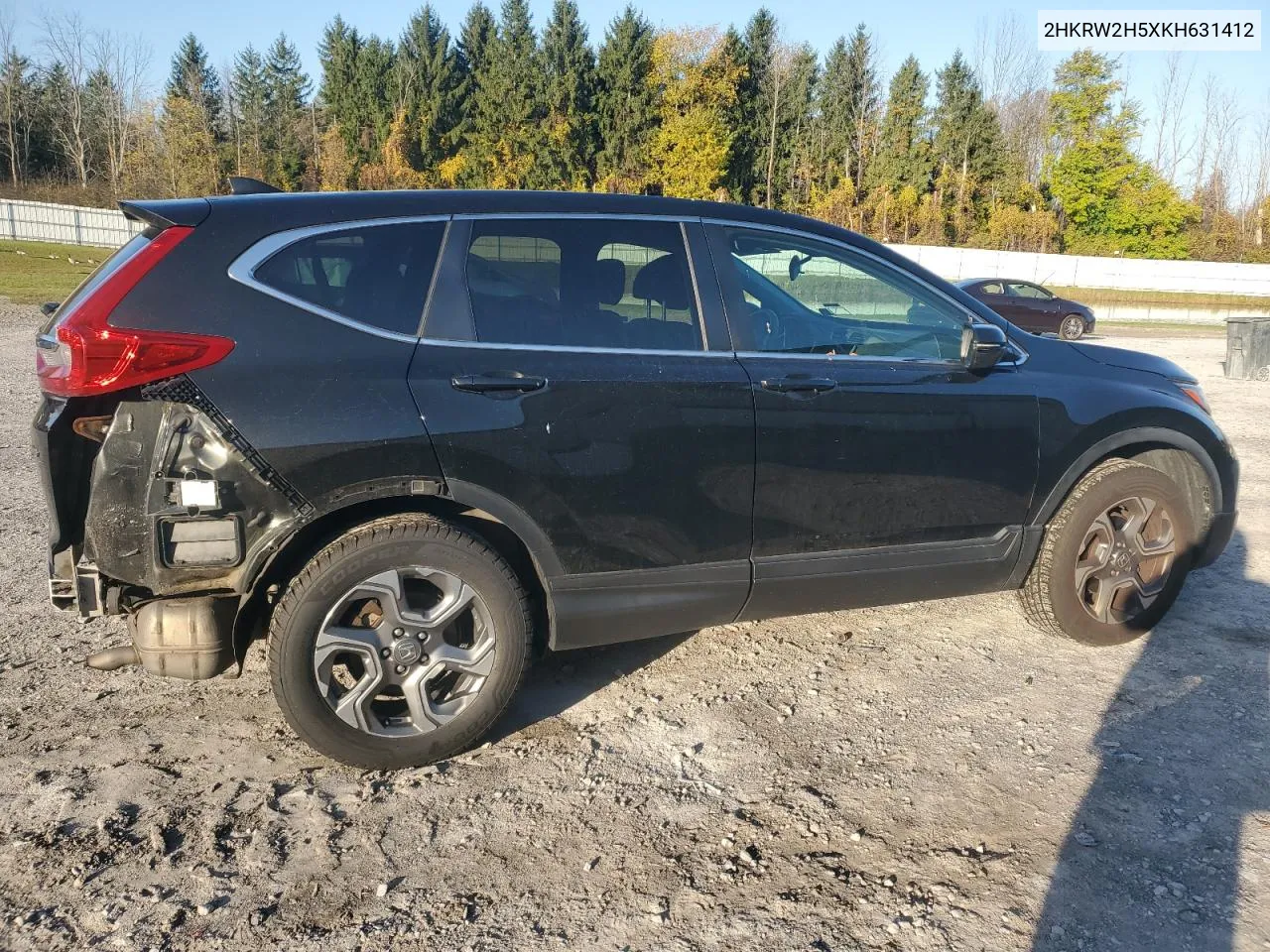 2019 Honda Cr-V Ex VIN: 2HKRW2H5XKH631412 Lot: 76076844