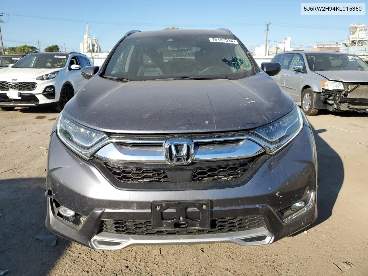 2019 Honda Cr-V Touring VIN: 5J6RW2H94KL015360 Lot: 76107534