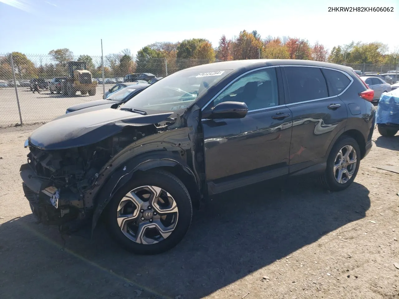 2019 Honda Cr-V Exl VIN: 2HKRW2H82KH606062 Lot: 76124794