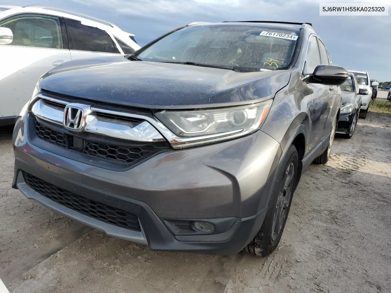 2019 Honda Cr-V Ex VIN: 5J6RW1H55KA025320 Lot: 76170234