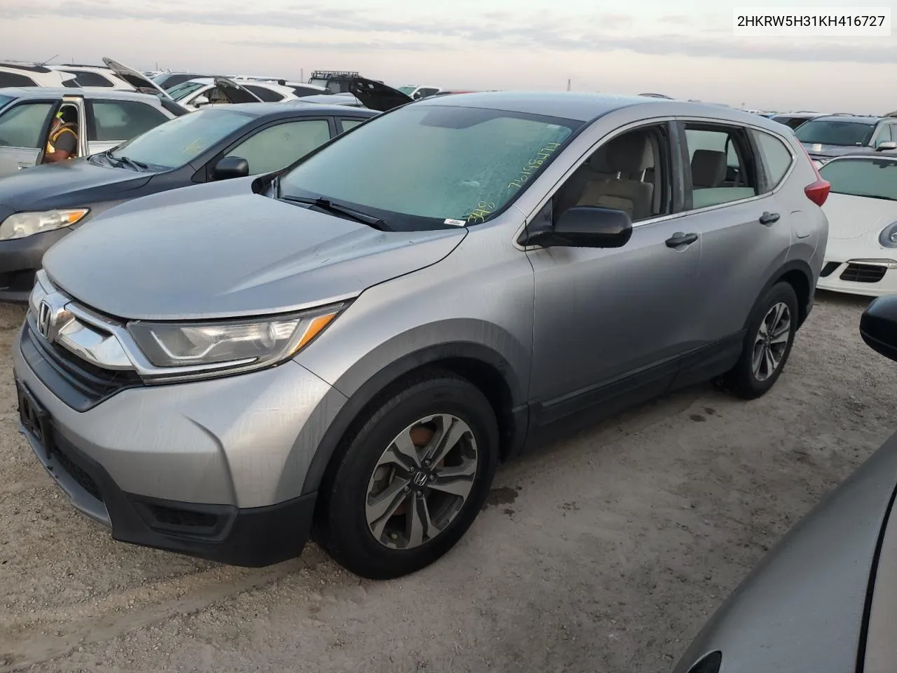 2019 Honda Cr-V Lx VIN: 2HKRW5H31KH416727 Lot: 76198474