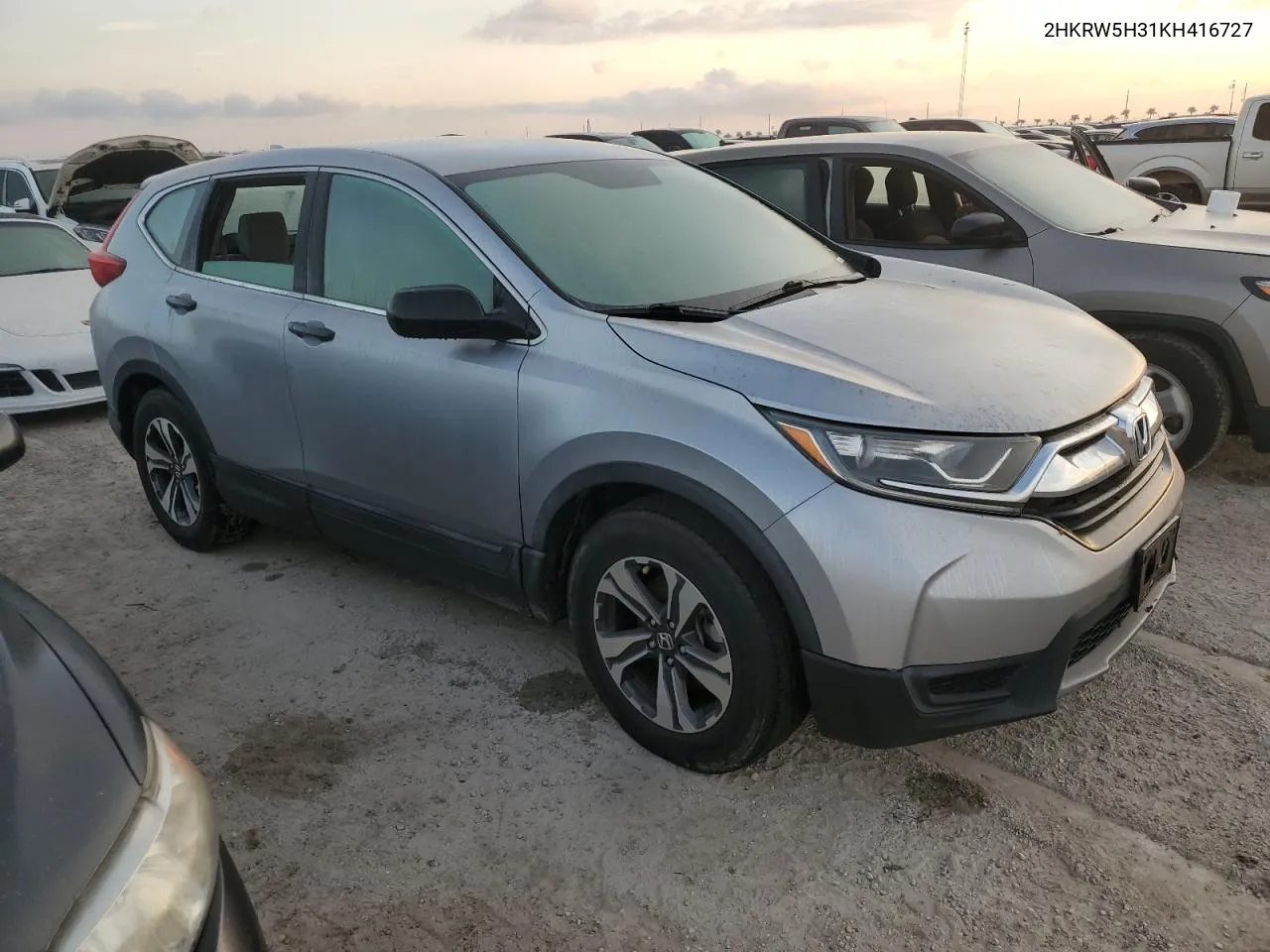 2019 Honda Cr-V Lx VIN: 2HKRW5H31KH416727 Lot: 76198474