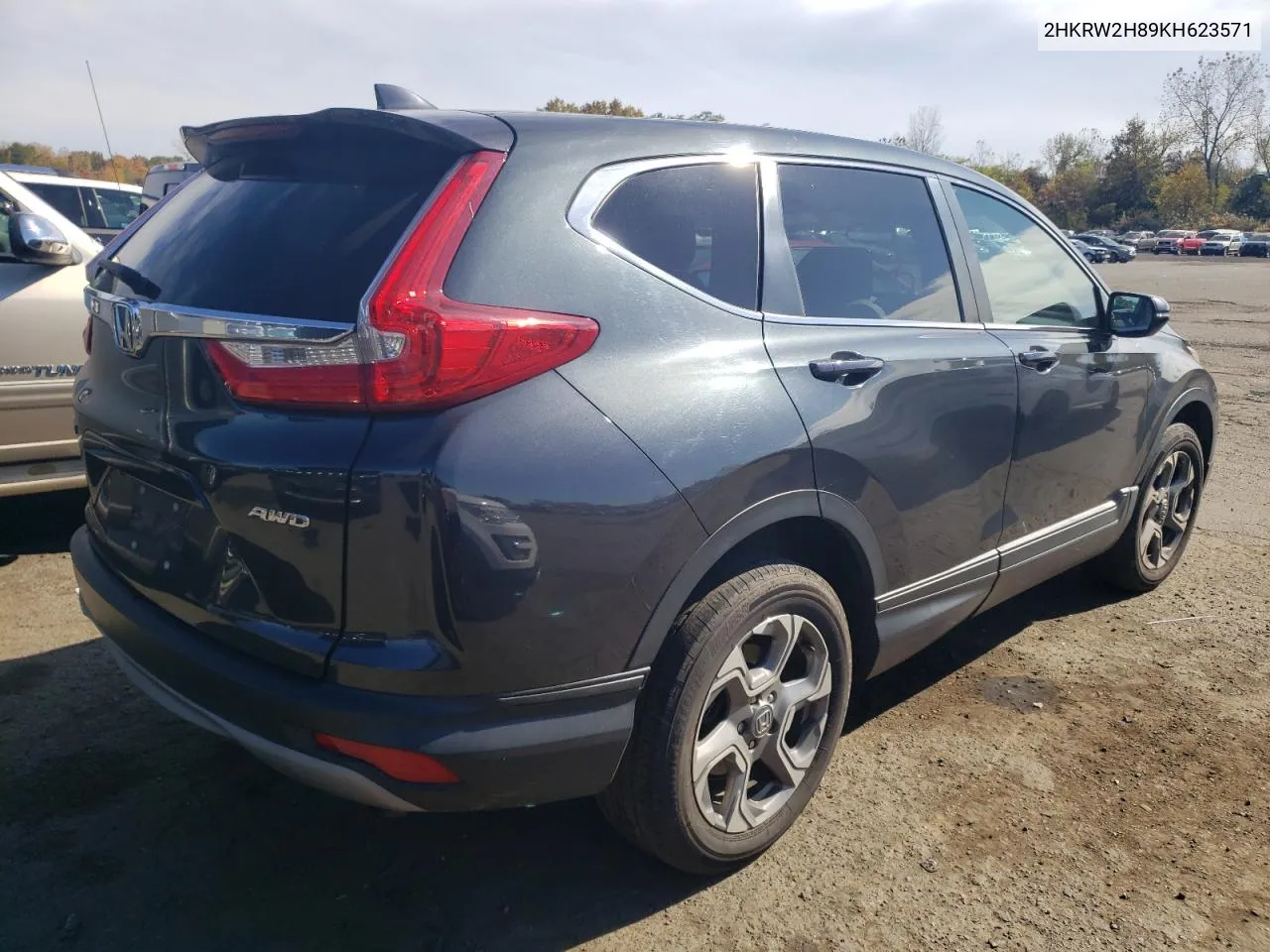 2019 Honda Cr-V Exl VIN: 2HKRW2H89KH623571 Lot: 76279374