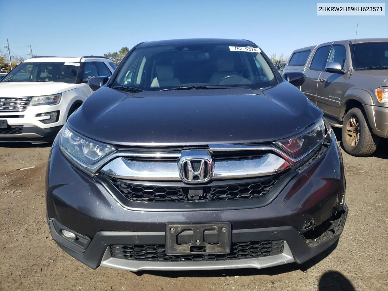 2019 Honda Cr-V Exl VIN: 2HKRW2H89KH623571 Lot: 76279374