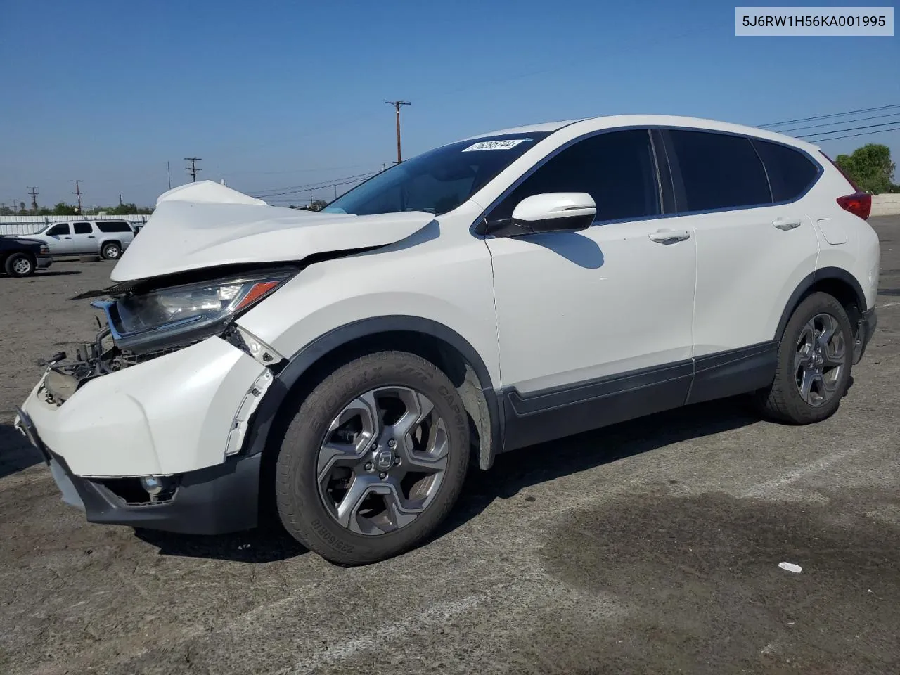 2019 Honda Cr-V Ex VIN: 5J6RW1H56KA001995 Lot: 76295744