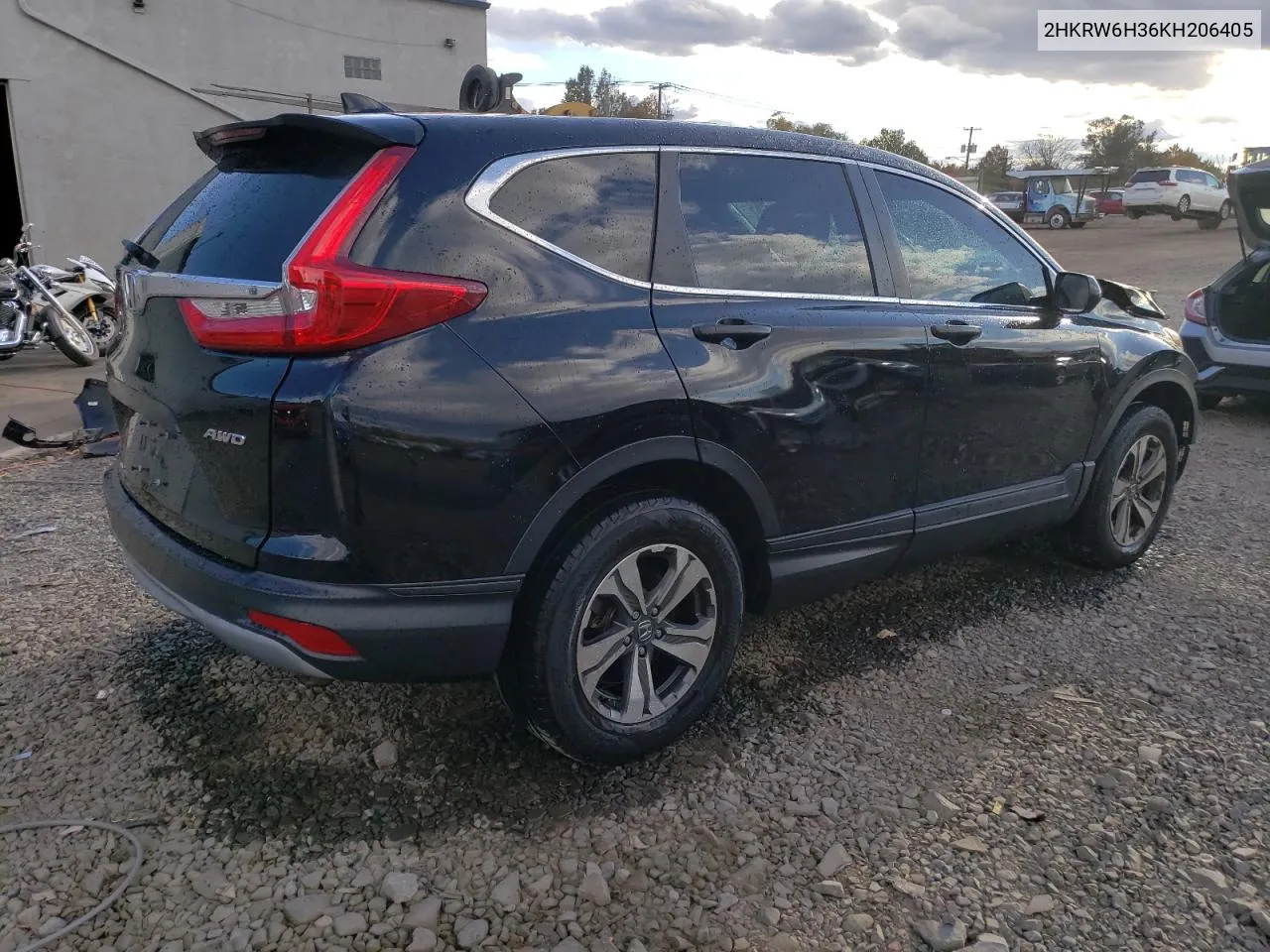 2019 Honda Cr-V Lx VIN: 2HKRW6H36KH206405 Lot: 76298704