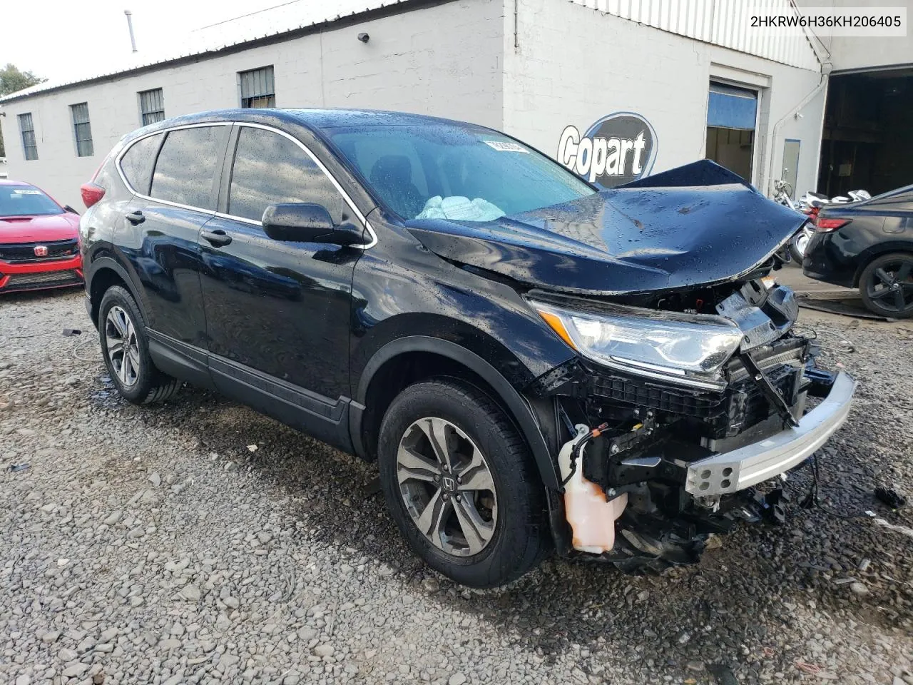 2019 Honda Cr-V Lx VIN: 2HKRW6H36KH206405 Lot: 76298704