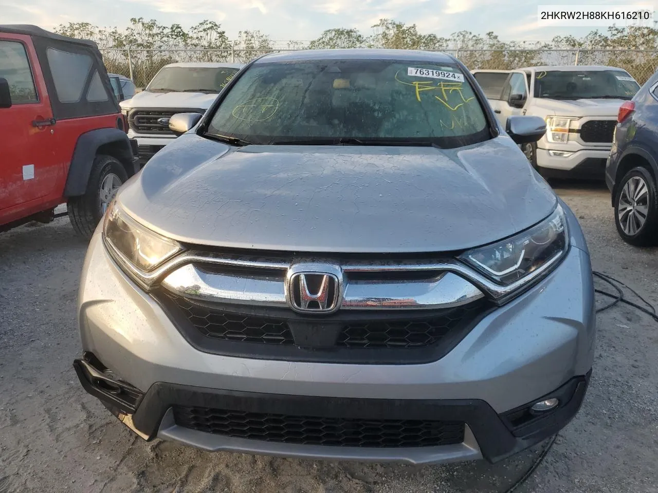 2019 Honda Cr-V Exl VIN: 2HKRW2H88KH616210 Lot: 76319924