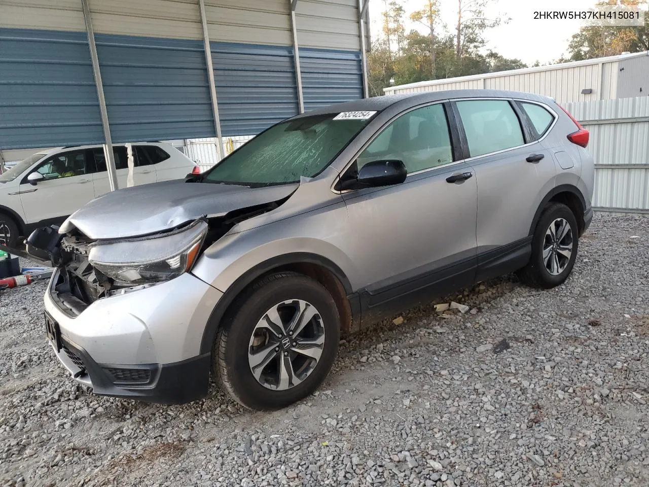 2019 Honda Cr-V Lx VIN: 2HKRW5H37KH415081 Lot: 76324254