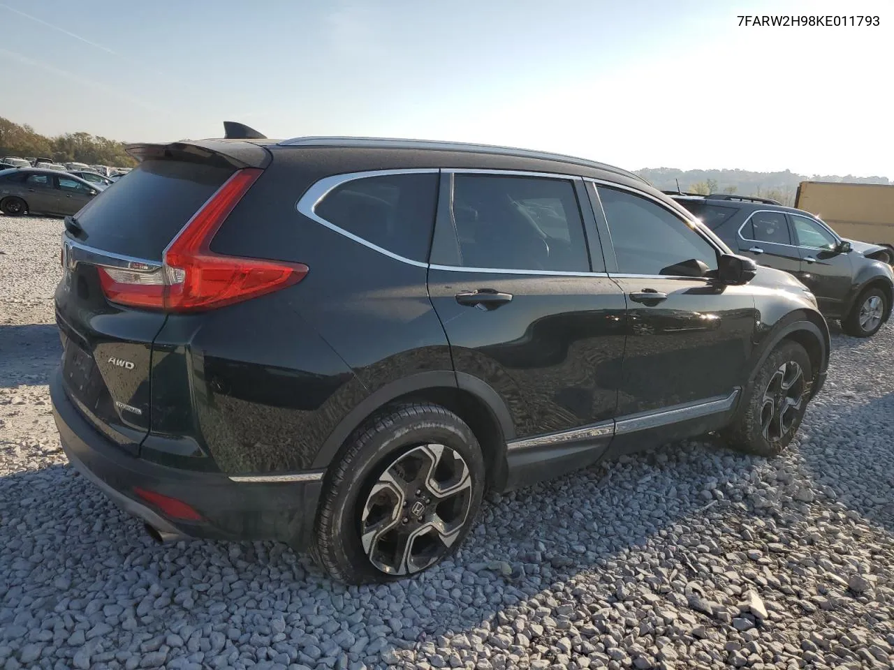 2019 Honda Cr-V Touring VIN: 7FARW2H98KE011793 Lot: 76400354