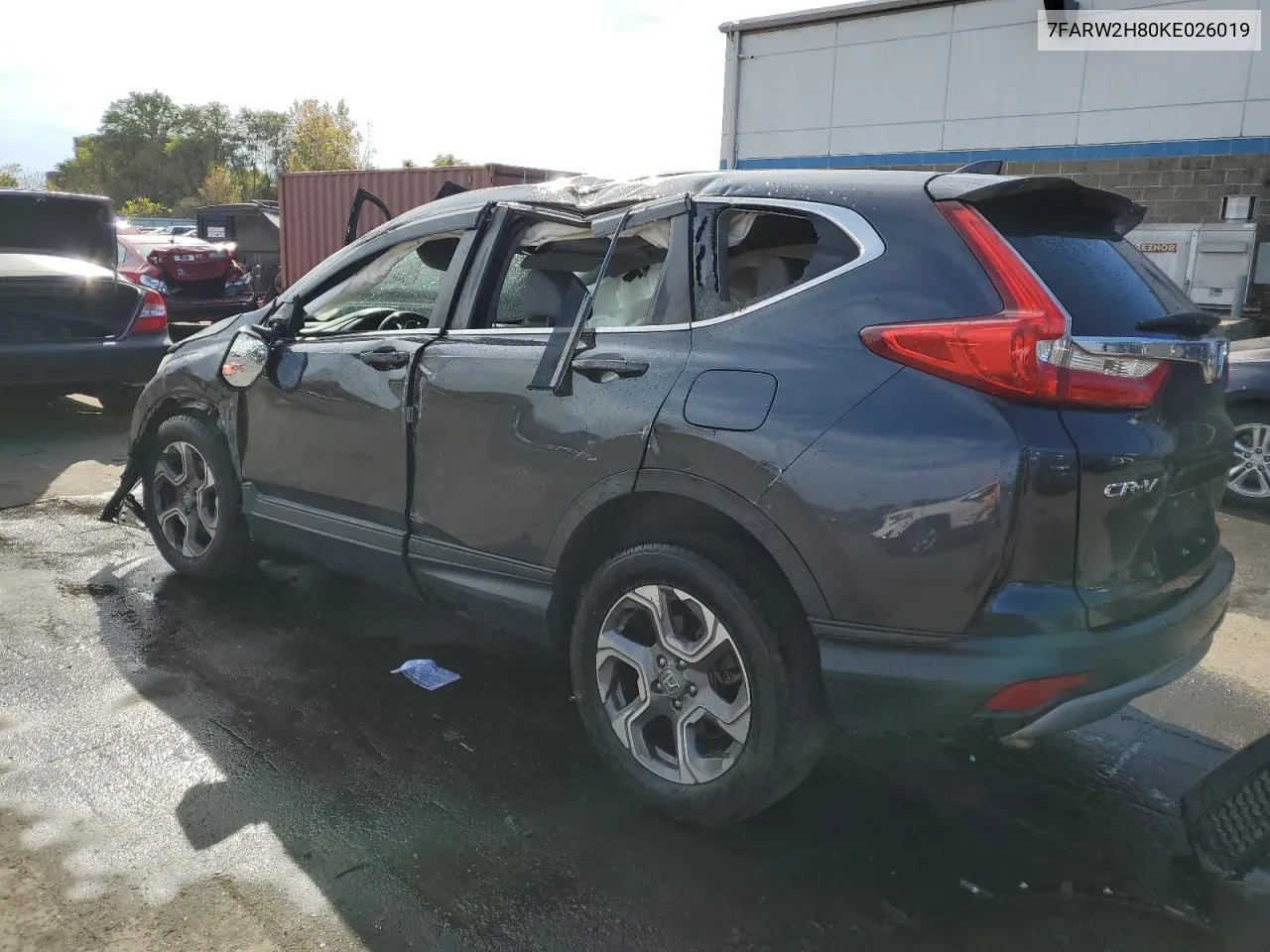 2019 Honda Cr-V Exl VIN: 7FARW2H80KE026019 Lot: 76403614