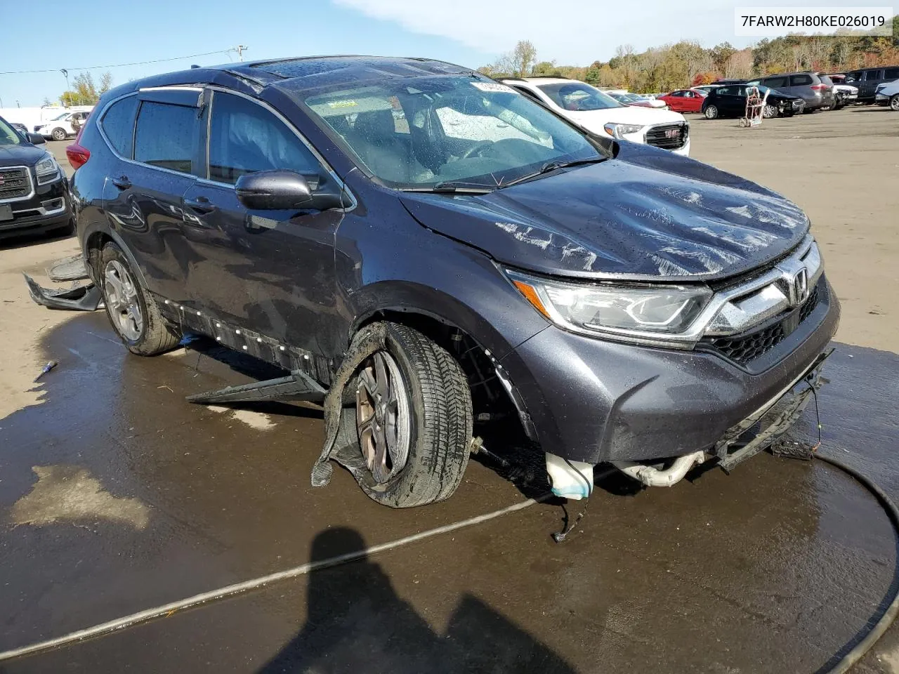 2019 Honda Cr-V Exl VIN: 7FARW2H80KE026019 Lot: 76403614