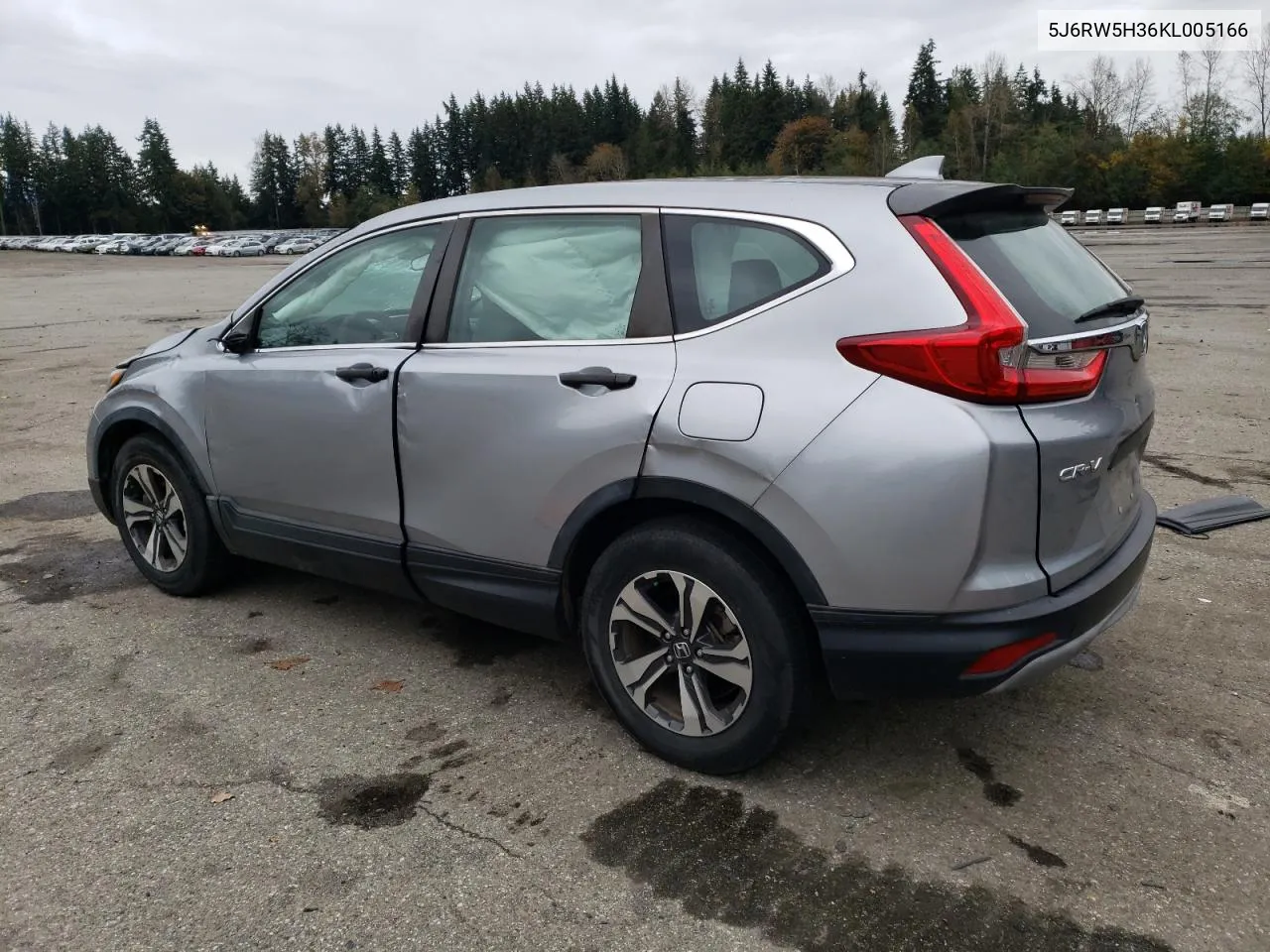 2019 Honda Cr-V Lx VIN: 5J6RW5H36KL005166 Lot: 76483814