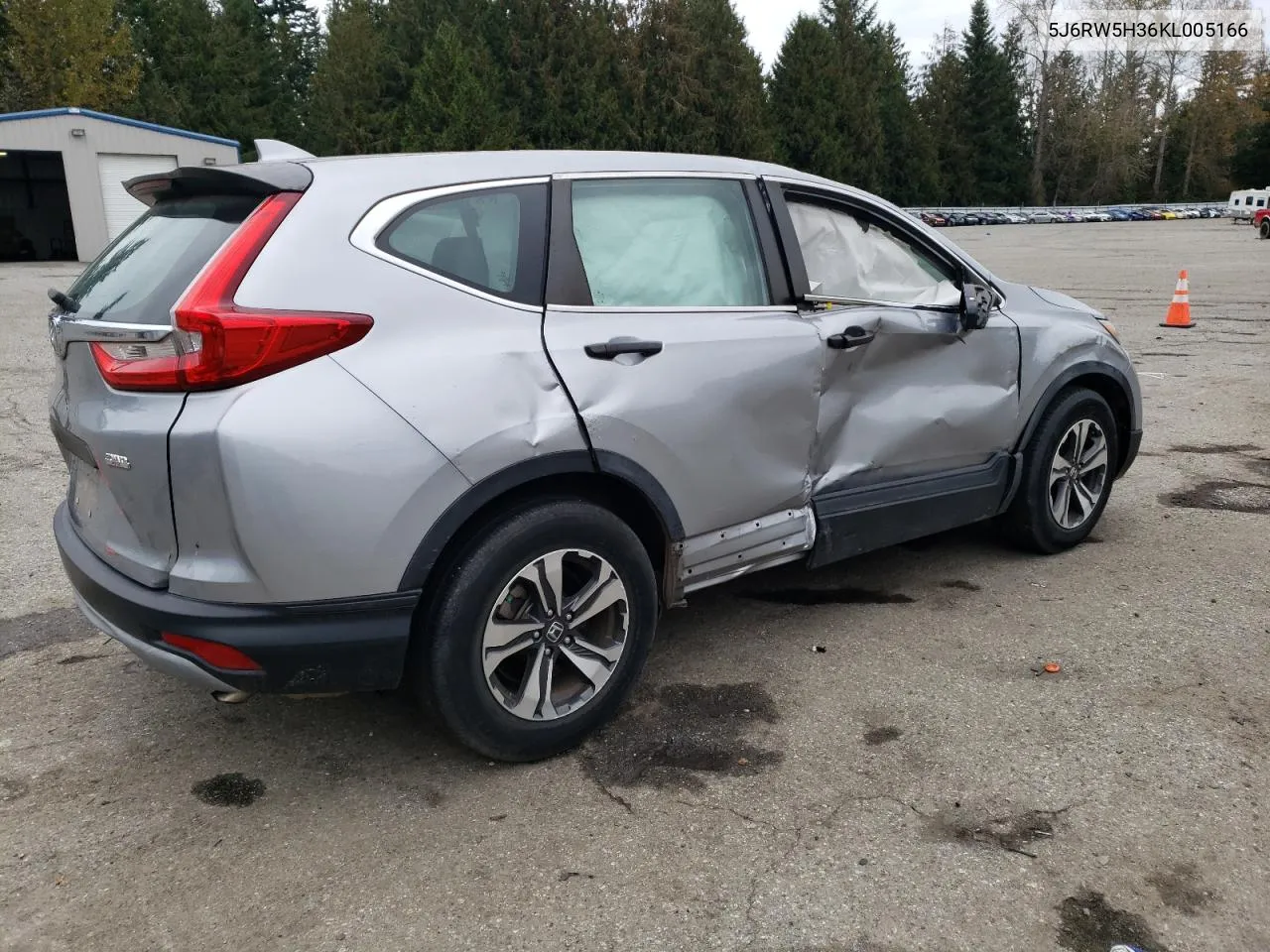 2019 Honda Cr-V Lx VIN: 5J6RW5H36KL005166 Lot: 76483814