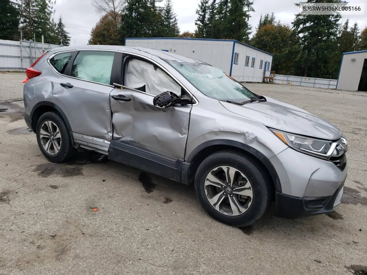 2019 Honda Cr-V Lx VIN: 5J6RW5H36KL005166 Lot: 76483814