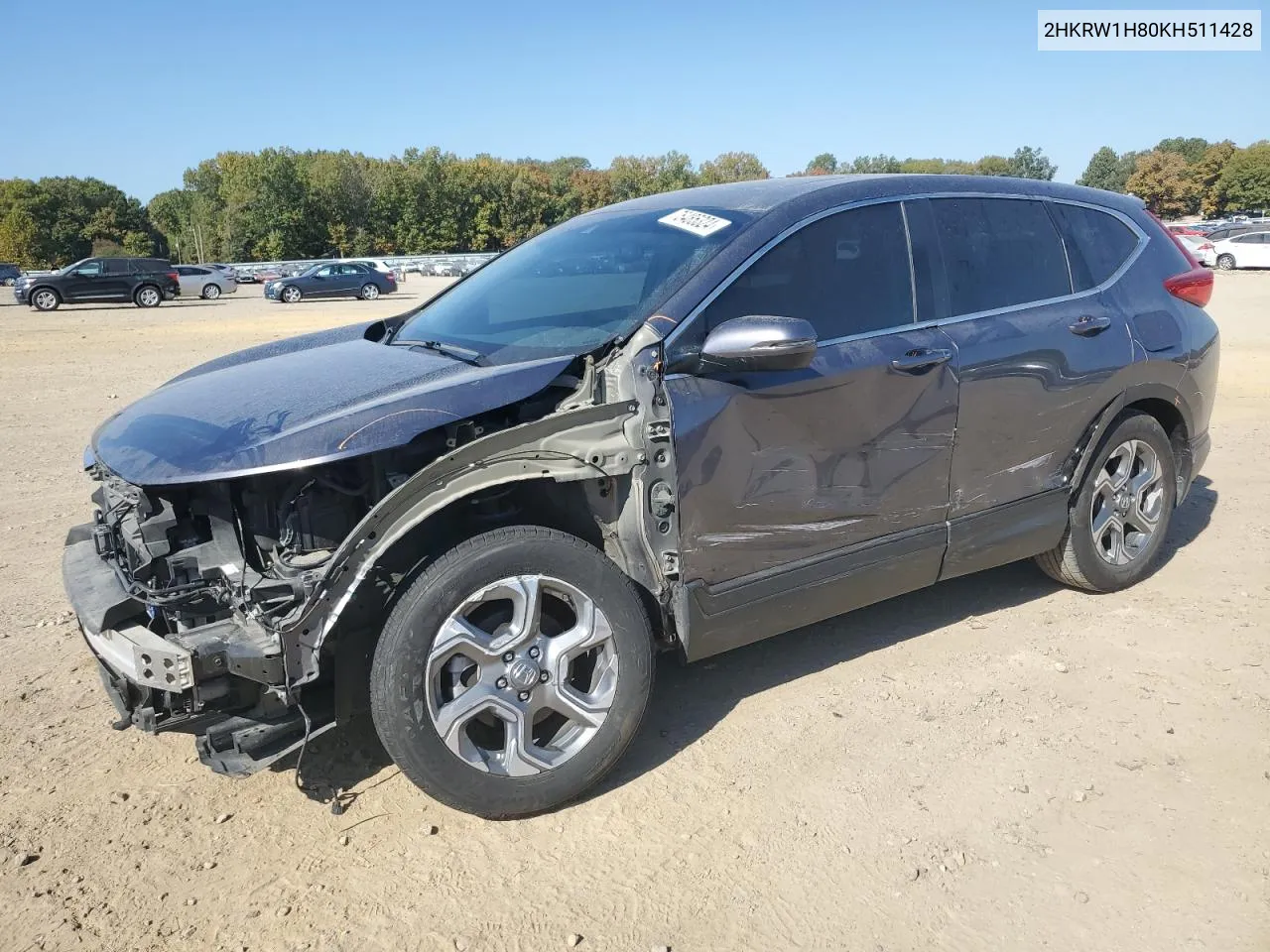 2019 Honda Cr-V Exl VIN: 2HKRW1H80KH511428 Lot: 76485324